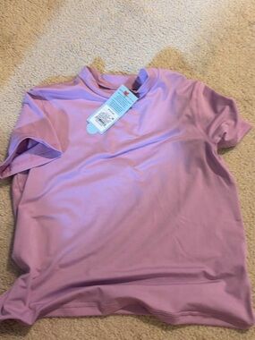 girl rash guard shortsleeved T-Shirt - Lavender